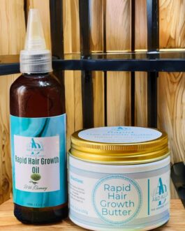Rapid Hair Growth Combo Set: 150g Hair Growth Butter & 100ml Oil (With Olive Oil)